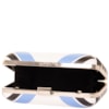 CLUTCH TRICOLOR COURO FAKE SAMOA - OFF WHITE