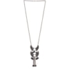 COLAR DUAS VOLTAS CORRENTES/ MEDALHAS - ONIX