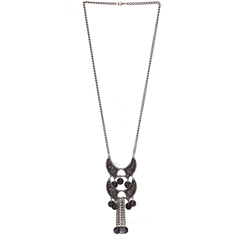 COLAR DUAS VOLTAS CORRENTES/ MEDALHAS - ONIX