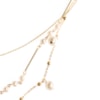 COLAR LONGO CAPITOLLIUM PÉROLAS MISTAS - DOURADO