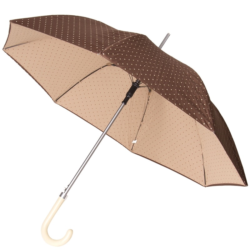 CONTORNOS - GUARDA - CHUVA LONGO PINUP DOUBLE - MARROM