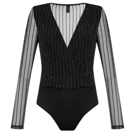 DIMY - BODY TRANSPARENCIA - PRETO DIMY - BODY TRANSPARENCIA - PRETO