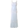 DORINHA GUIMARÃES - VESTIDO DE FESTA TULE BORDADO FLOWERS - AZUL CLARO