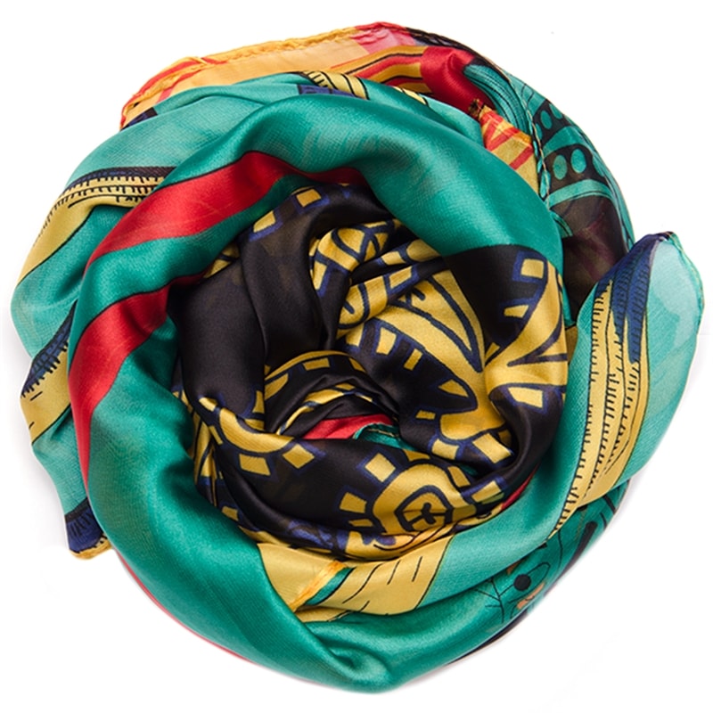 ECHARPE TOQUE DE SEDA CASHMERE BARRADO - COLORIDA ECHARPE TOQUE DE SEDA CASHMERE BARRADO - COLORIDA