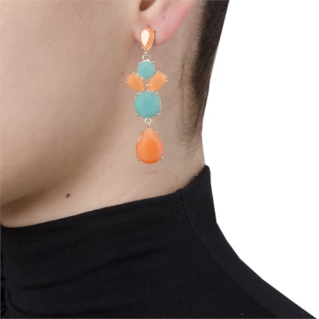 EXPRESS BIJOUX - BRINCO COLOR TREND - PRETO