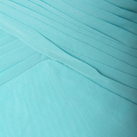 FAVIANA - VESTIDO LONGO DE FESTA DRAPEADO COSTAS CRUZADAS BORDADO - TURQUESA FAVIANA - VESTIDO LONGO DE FESTA DRAPEADO COSTAS CRUZADAS BORDADO - TURQUESA