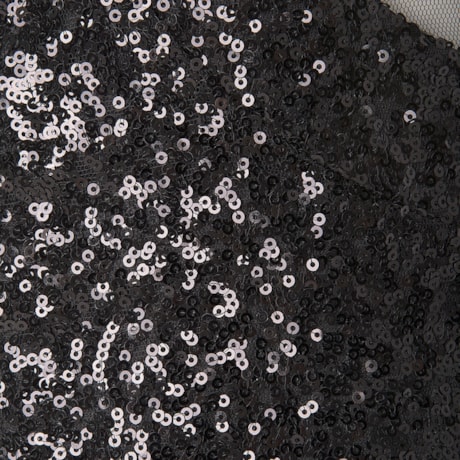 FAVIANA - VESTIDO LONGO DE FESTA PAETÊS TRANSPARÊNCIA ASSIMÉTRICA - PRETO FAVIANA - VESTIDO LONGO DE FESTA PAETÊS TRANSPARÊNCIA ASSIMÉTRICA - PRETO