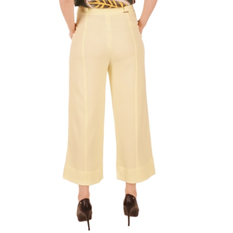 FELINI - CALÇA CROPPED CREPE LIMA FELINI - CALÇA CROPPED CREPE LIMA