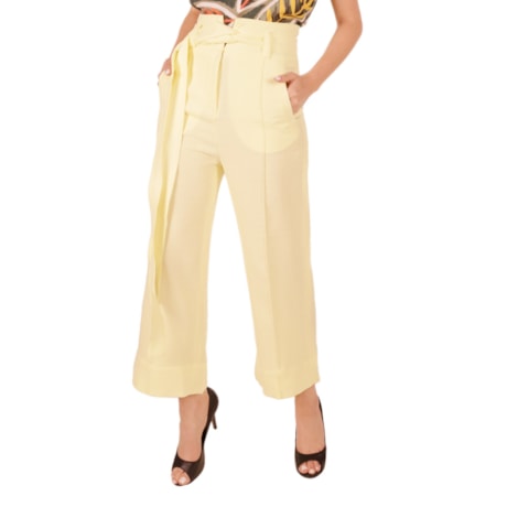 FELINI - CALÇA CROPPED CREPE LIMA FELINI - CALÇA CROPPED CREPE LIMA