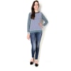 FRIOLÃ - BLUSA TRICOT JACQUARD - BORDÔ