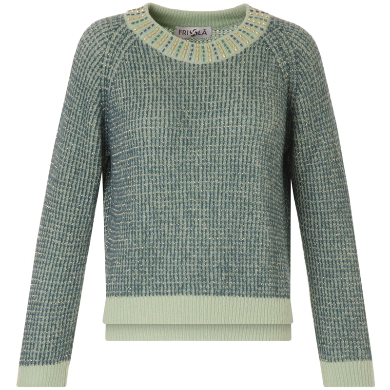 Friolã - Pull tricot gola canutilhos - VERDE