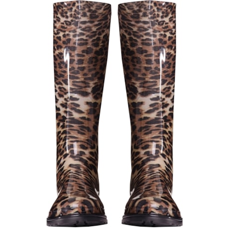 GALOCHA LEOPARDO - MARROM GALOCHA LEOPARDO - MARROM