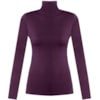 GEKO - BLUSA BÁSICA GOLA ALTA CHIMNEY - ROXO GEKO - BLUSA BÁSICA GOLA ALTA CHIMNEY - ROXO