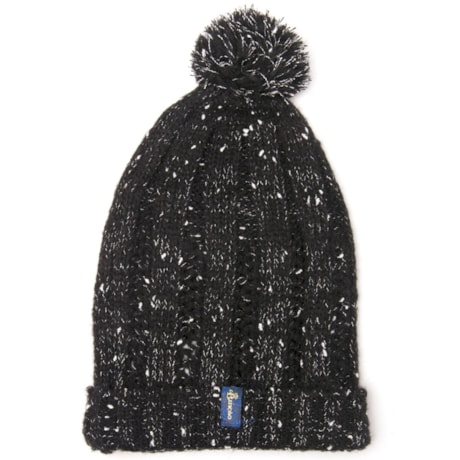 GORRO TRICÔ MESCLA A BENÇÃO POMPOM FIO - PRETO