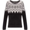 IOZI - BLUSA TRICÔ JACQUARD NÓRDICO - P&B