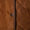 JAQUETA NYLON ALPELO MATELASSÊ PELE GOLA - TELHA
