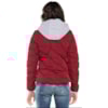 JAQUETA PUFFER VERBELLA ALMOFADADA CAPUZ MOLETOM E MANGA  REMOVÍVEL - VINHO JAQUETA PUFFER VERBELLA ALMOFADADA CAPUZ MOLETOM E MANGA  REMOVÍVEL - VINHO