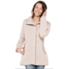 JAQUETA PUFFER  VERBELLA  MATELASSE  GOLA ALTA - BEGE