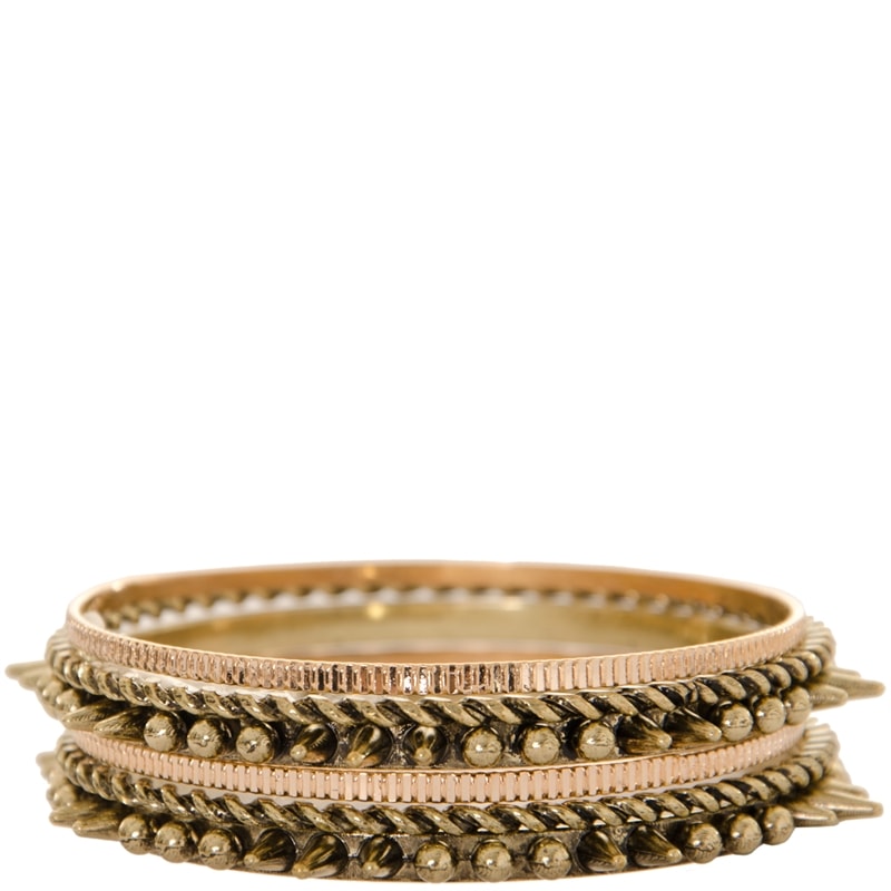 KIT BRACELETES TURNING - OURO VELHO KIT BRACELETES TURNING - OURO VELHO