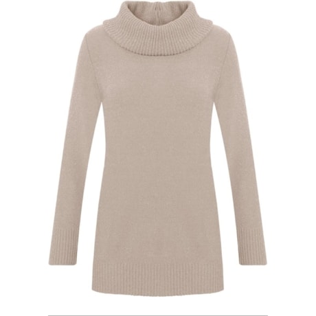 LANFRIA - BLUSA BOUCLE GOLA BOBA - CRU LANFRIA - BLUSA BOUCLE GOLA BOBA - CRU