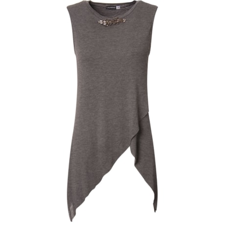 LAWRENCE - BLUSA PONTAS BROCHE DECOTE - MESCLA