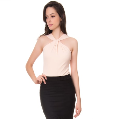 LAWRENCE - BODY TRANÇADO DECOTE - OFF WHITE LAWRENCE - BODY TRANÇADO DECOTE - OFF WHITE