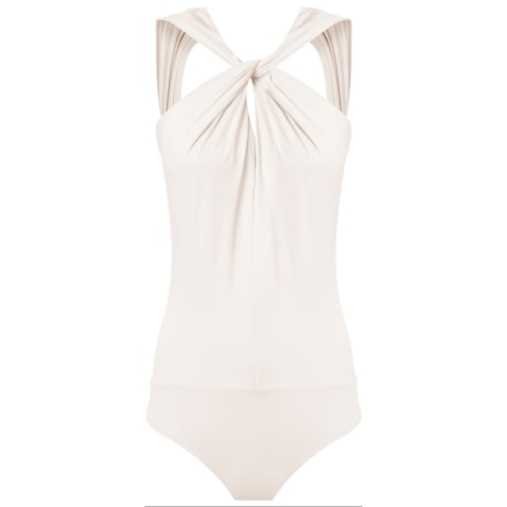 LAWRENCE - BODY TRANÇADO DECOTE - OFF WHITE LAWRENCE - BODY TRANÇADO DECOTE - OFF WHITE