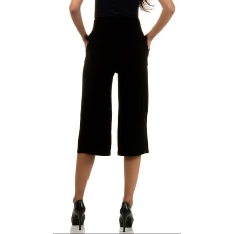 LAWRENCE - CALÇA PANTACOURT CREPE - PRETO LAWRENCE - CALÇA PANTACOURT CREPE - PRETO