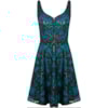 LEMON COLA - VESTIDO CURTO DE RENDA BORDADA C/ PAETE S/M - VERDE
