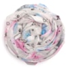 LENÇO CAPITOLLIUM ESTAMPADO BORBOLETAS - ROSA