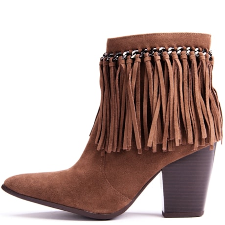 LIA LINE - BOTA CAMURÇA CORRENTE COM FRANJAS - MARROM LIA LINE - BOTA CAMURÇA CORRENTE COM FRANJAS - MARROM