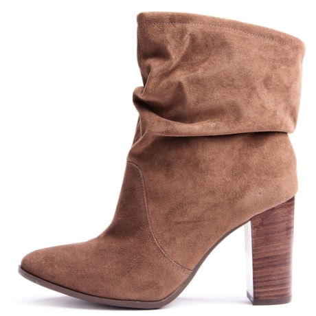 LIA LINE - BOTA CAMURÇA DETALHE AMASSADO - MARROM