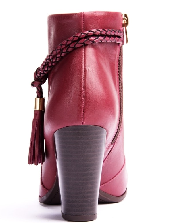 bota cano curto bordo