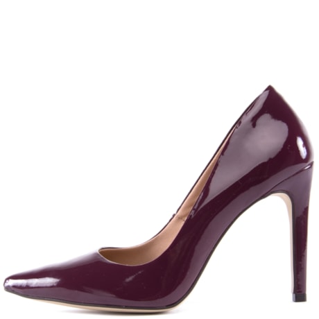 LIA LINE - SCARPIN VERNIZ SALTO FINO - BERINJELA
