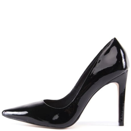 LIA LINE - SCARPIN VERNIZ SALTO FINO - PRETO