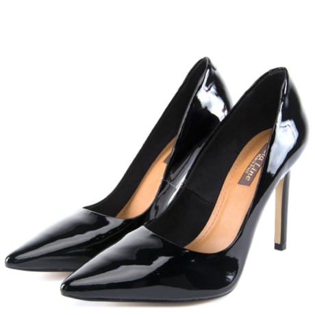 LIA LINE - SCARPIN VERNIZ SALTO FINO - PRETO LIA LINE - SCARPIN VERNIZ SALTO FINO - PRETO