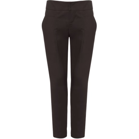 LILLA KA - CALÇA ALFAIATARIA SARJA PREGA FRONTAL - PRETO