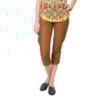 LILLA KA - CALÇA CROPPED SAFARI - MOSTARDA