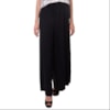 LILLA KA - CALÇA PANTALONA CREPE BOLSO E CINTO IRREGULAR - MARINHO