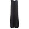 LILLA KA - CALÇA PANTALONA CREPE BOLSO E CINTO IRREGULAR - MARINHO