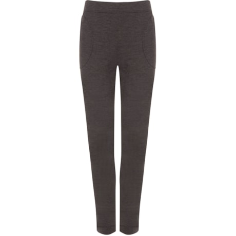 LILLA KA - CALÇA SKINNY MALHA JACQUARD BOLSO EXTERNO - CINZA