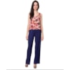 LILLA KA - REGATA CHIFFON ESTAMPADO - VERMELHO