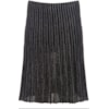 LILLA KA - SAIA MIDI SANFONADA FIO COM GLITTER - PRETO