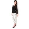 LUCIDEZ - BATA RENDA CHIFFON RECORTES ARLENE - PRETO