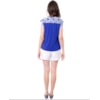 LUCIDEZ - BLUSA CALEIDOSCÓPIO COSTA LISA - AZUL