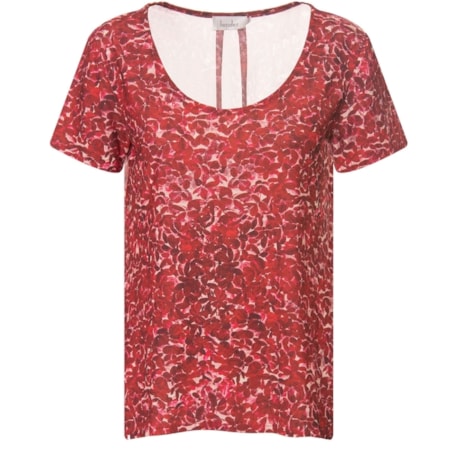 LUCIDEZ - BLUSA ESTAMPADA PORTO DE GALINHAS - VERMELHO