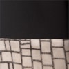 LUCIDEZ - BLUSA GEORGIA RECORTES DECOTE VELUDO MANGA ESTAMPADA - PRETO