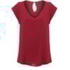 LUCIDEZ - BLUSA ITAPEMA NERVURAS MANGAS DECOTE V VISCOSE - UVA