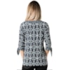 LUCIDEZ - BLUSA JERSEY ARABESCOS MAISA - MARINHO