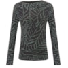 LUCIDEZ - BLUSA LETICIA ESTAMPADA RECORTES E PREGAS OMBRO - VERDE